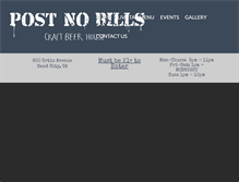 Tablet Screenshot of postnobills.net